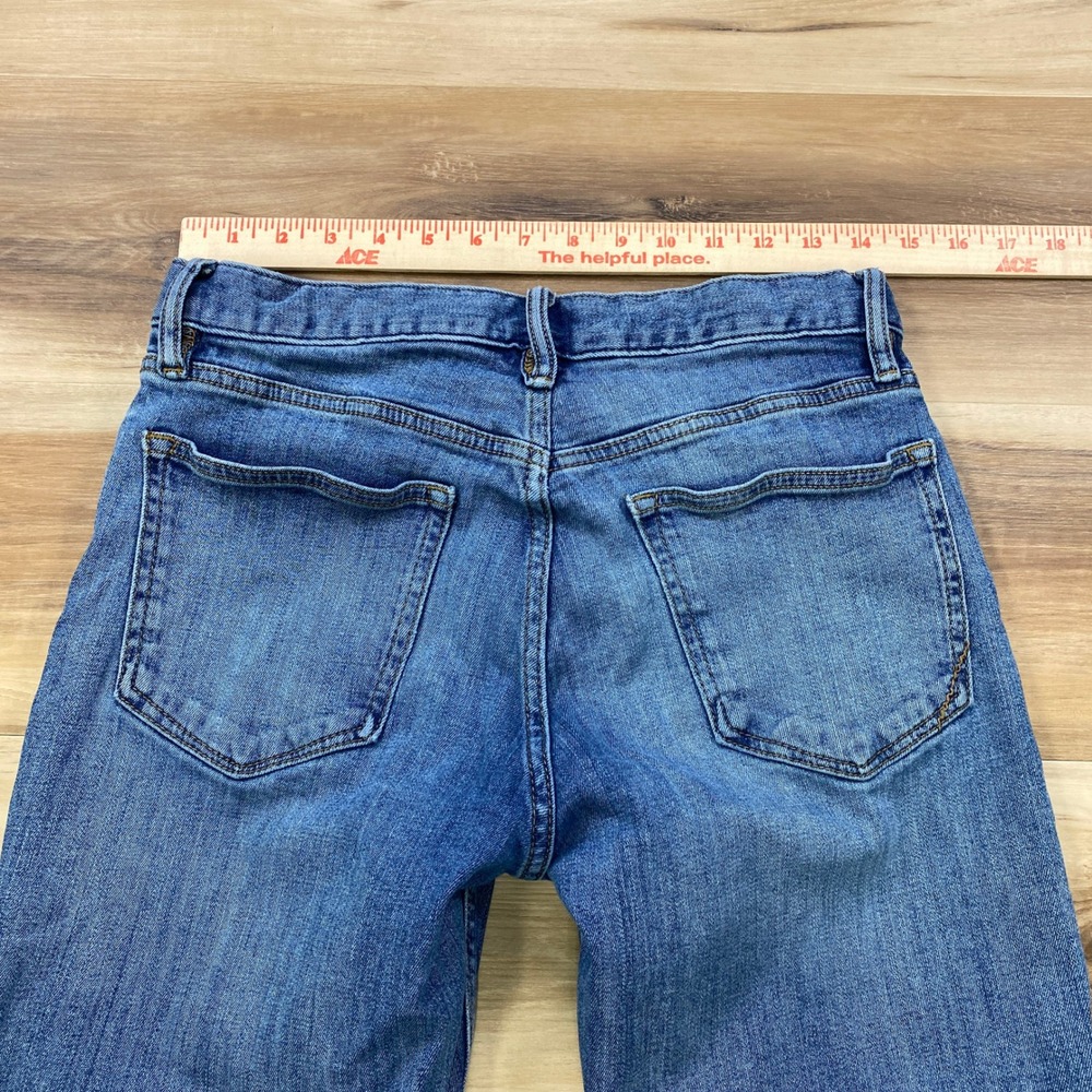 Banana Republic Jeans Mens 30x31 Slim Stretch Cotton Denim Blue Classic Casual - Picture 8 of 9